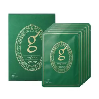 Itoguchi Green Mayu Moist Rich Mask 30 мл биоцеллюлозная тканевая маска Новая технология Высококачественная формула с шелком Специальный уход для вашего особенного дня [5