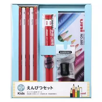 Itoya Kids Pencil Set Red 2b