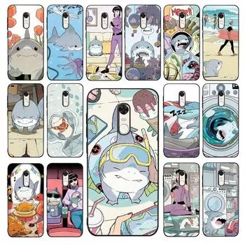 Its-J-JeffS-shark Чехол для телефона Redmi 5 6 7 8 9 10 plus pro 6 7 8 9 A GO K20 K30 K40 pro plus F3 Fundas Redmi 5 Plus