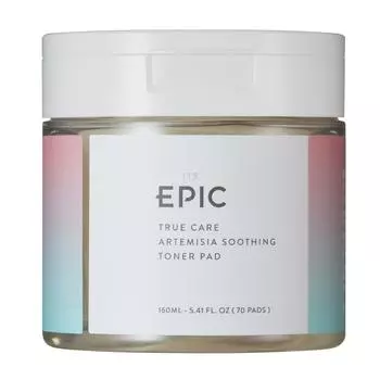 ITSEPIC True Care Artemisia Soothing Face Toner Pad 70 подушечек (160 мл 5,41 жидких унций)