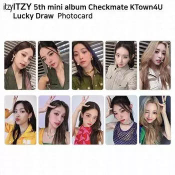 ITZY 5-й мини-альбом Официальная фотокарточка Checkmate KTown4U Lucky Draw Lia - A