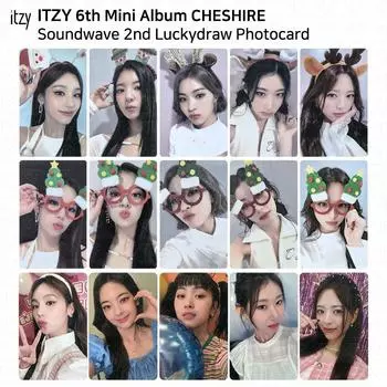 ITZY 6-й мини-альбом Cheshire Soundwave 2-я выгодная фотокарточка для розыгрыша, версия.