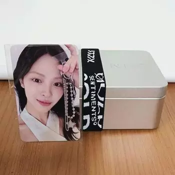 ITZY RYUJIN GOLD POP-UP Официальный MD SENTIMENTS PHONE GRIP с фотокарточкой SEOUL Pop Up Limited
