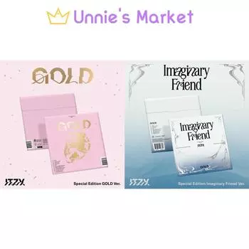 ITZY - ЗОЛОТОЙ СПЕЦИАЛЬНЫЙ ИЗДАНИЕ (ЗОЛОТАЯ версия. / Воображаемый друг. Вер.) + Бесплатный подарок Random ver.