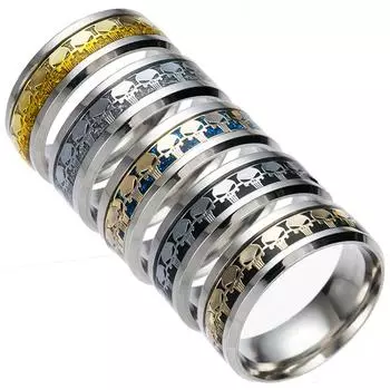 Иу Брелки Скелет Личность Мужские Кольца Производители Иу 6