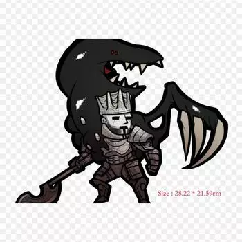 Iudex Gundyr Dark Iii термопереносная печать, виниловые нашивки, наклейки для одежды, аппликации «сделай сам», моющиеся нашивки