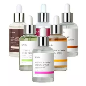 [iUNIK] Чайное дерево / витамин прополиса / черная улитка / роза Galactomyces / бета-глюкан / сыворотка нони 50 мл Tea Tree