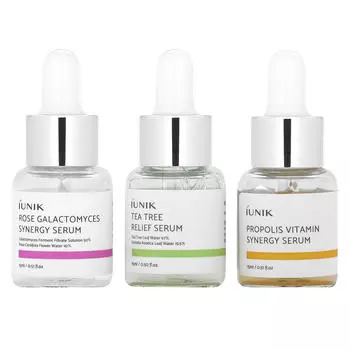 iUNIK, daily serum trial kit, 3-piece set