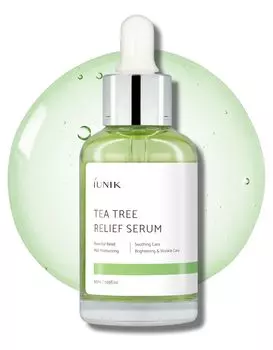 iUNIK Tea Tree Relief Natural Facial Serum 50ml Approx.