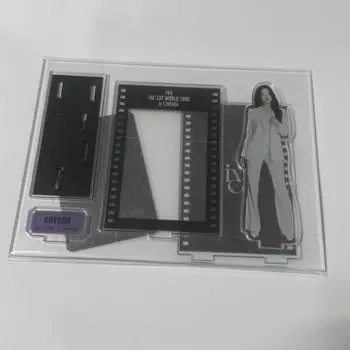 Ive Cinema Pop-up Первый мировой тур в оригинальных товарах Раскладная акриловая фотокарточка Подставка Poca Set Iseo