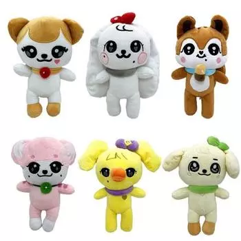 Ive Doll Miniiv Attachment Plush Персонажи Товары 20см, Наори, Популярные игрушки для корейских детей