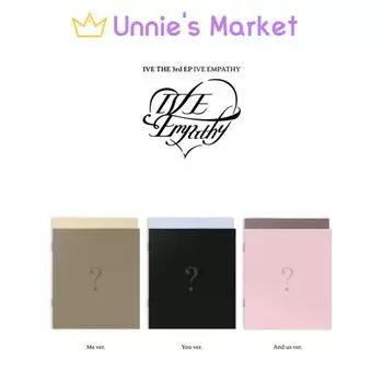 IVE - IVE EMPATHY 3-й мини-альбом (Я вер. Вы вер. И нас вер.) + Бесплатный подарок Random ver.