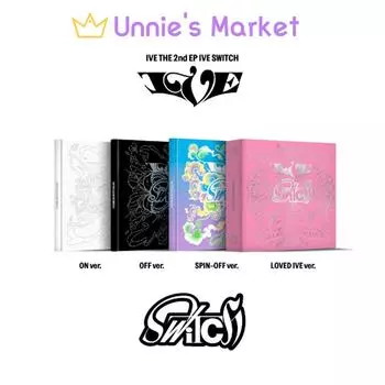 IVE [IVE SWITCH] 2-й мини-альбом(ПО версии. / ВЫКЛ. версия. / СПИН-ОФФ версия. / ЛЮБИМАЯ IVE вер.) + Бесплатный подарок [No POB] Random Ver.