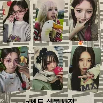 Ive Poca Mini 1-й альбом Mine Squee Sawe Lucked With Me Неопубликованная специальная фотокарточка A Set