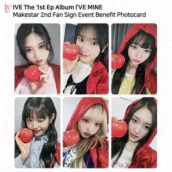 IVE The 1st Ep Album I MINE Вторая благотворительная фотокарточка от Makestar для фанатов