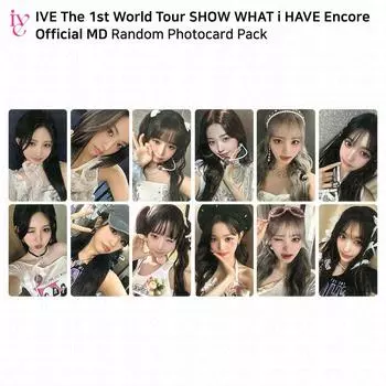 IVE The 1st World Tour SHOW WHAT I HAVE Encore MD Случайный набор фотокарточек
