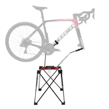 iWA iWA1PRO Красный стенд для шоссейного велосипеда Дисплей Стенд для технического обслуживания велосипеда Дисковый тормоз велосипеда Сквозная ось Совместимость красный