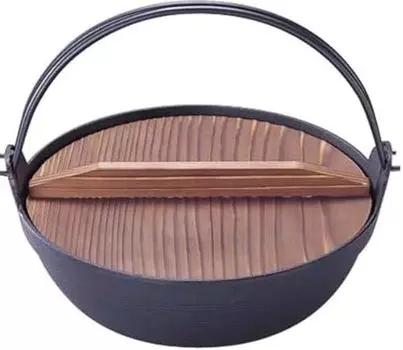 Iwachu 21011 Furusato Hot Pot, Deep 11.8 inches (30 mm), Black Baking, Inner Diameter 11.4 inches (29 cm), Induction Compatible, Nambu Ironware