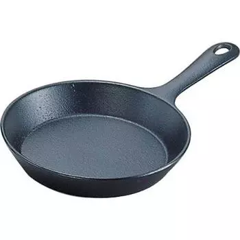 Iwachu Family Pan 14 Black Baked Inner Diameter 14cm IH Compatible Frying Pan Nanbu Tekki 24014