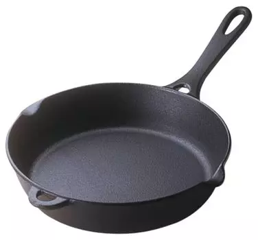 Iwachu Frying Pan 24 Black Baked Inner Diameter IH Compatible Nambu Ironware 24012 Black 23.5cm