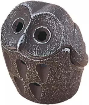 Iwachu курильница сова маленькая 29245 Nanbu Ironware серебристо-коричневый