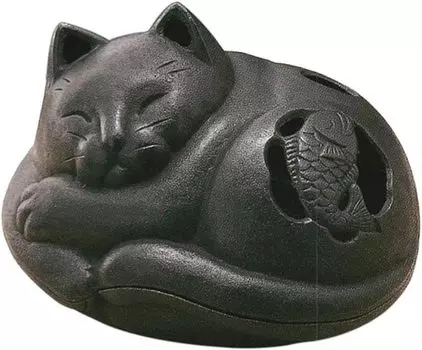 Iwachu Mosquito Cat черный размер тела 18 x 16 x 12 18310 Nanbu Ironware (см) (ЧАС)