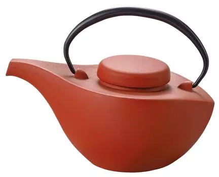 Iwachu Teapot Hikifune Matte Red Brown Enamel Inside Nambu Ironware 12171 0.7L
