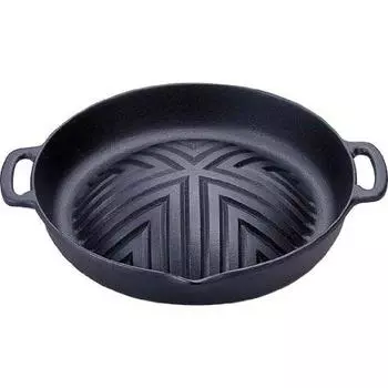 Iwachu Yakiniku Genghis Khan черный внутренний диаметр для открытого Nanbu Tekki 23005 горшок, гриль, 28,5 см, огонь, чёрный