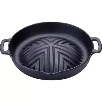 Iwachu Yakiniku Genghis Khan черный внутренний диаметр для открытого Nanbu Tekki 23005 горшок, гриль, 28,5 см, огонь, чёрный