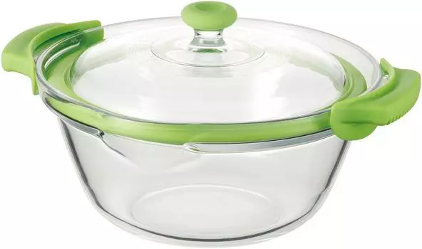 iwaki Alentin Range Cocotte Round Pistachio Green KT653-G