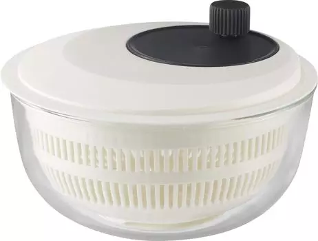 iwaki Glass Salad Spinner Vegetable Drainer Bowl Basic K345SS Heat-resistant