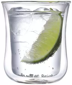 iwaki Heat Resistant Glass Double Wall Glass Air Glass 230ml K405 Clear чистый