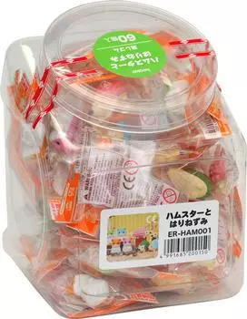 Iwako SCERHAM001 Ластики для хомяков и мышей, упаковка 60 шт.