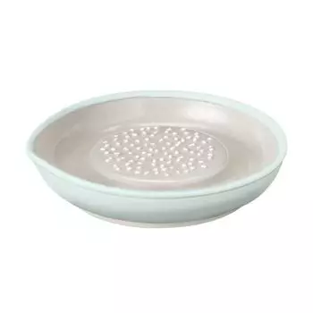 Iwami ware grater Large Haretoke x Motosige Celadon Diameter 18cm x Height 4cm Grater Made in Japan Earthenware Ceramic Can be rubbed with one hand зелёный