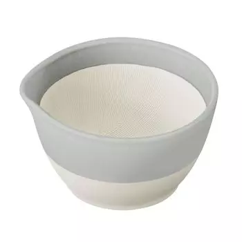 Iwami Ware Large Haretoke x Диаметр x Высота Изготовлено в глубокой посудомоечной машине Motoju Seiko &NE Ступка, Мышь, Motosige, 14,5 см 8 см, Япония, Микроволновая печь, Безопасно, серый