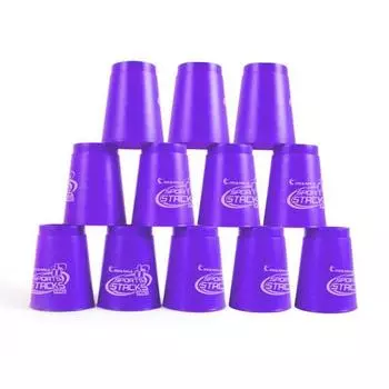 iWarner Sports Stax Stacking Cup Stacking, фиолетовый