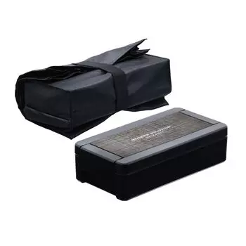 Iwasaki Kogyo Easy Care Bento 1 изолированный пакет пятновыводитель антибактериальный посудомоечная машина микроволновая печь черный BA Box, ярусный, 850 мл, в комплекте, устойчивый, обработка, чёрный