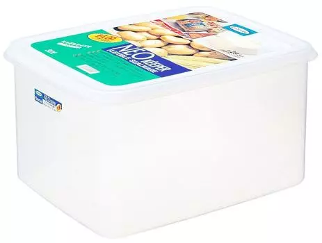 Iwasaki Kogyo Сделано в Японии антибактериальный контейнер для хранения продуктов питания Прозрачный Neokeeper Jumbo Case Deep 32.0L (L) Б-1890