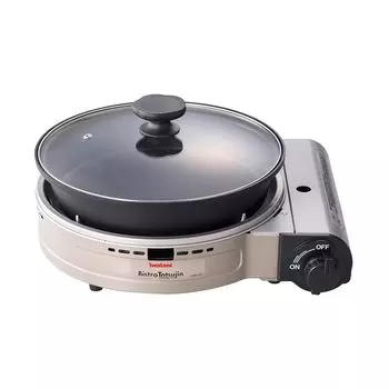 Iwatani Cassette Fu Bistro no Tatsujin Plus Silver Grill Pot Hot Plate CB-BST-PLS серебряный