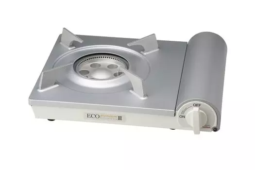 Iwatani Iwatani Кассетная плита Кассетная пищевая кассета Газовая Eco Premium III Внутреннее пламя Тип Простая плита Предотвращение стихийных бедствий Товары Настольная мощность