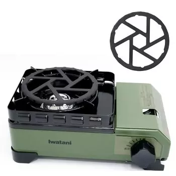 Iwatani Tough Maru Jr. Железный мини-набор подлокотников Gas Gotoku & (Зеленый, Набор)