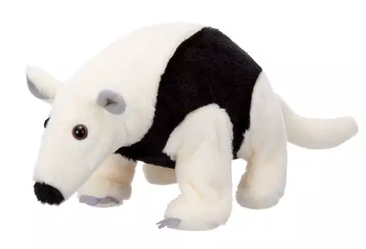 Iwaya Minami the ST Mark Plush Toy for Ages 3 and Up Tamandua, Certified, Battery-Operated
