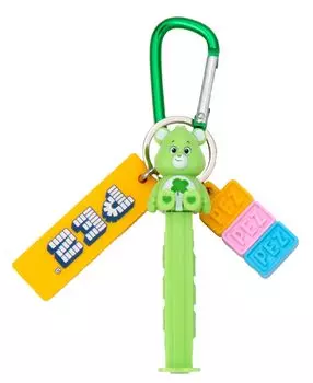 Iwaya PEZ Key Charm Luck Sweets Разное Care Bear Разблокируйте волшебного персонажа Разное (Добрый Медведь) 7435-3 зелёный