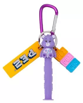 Iwaya PEZ Key Charm Sweets Разное Care Bear Разблокируйте Волшебного персонажа Разное (Поделиться Медведь) 7435-5 фиолетовый