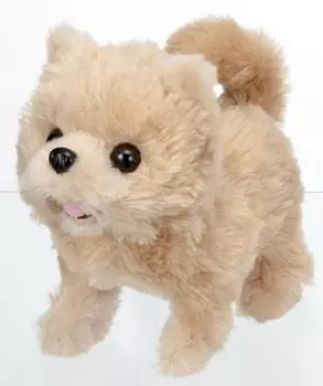 IWAYA Piccoline Pomeranian Battery Operated Stuffed Toy 3324-1