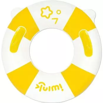 iWink Marine с круглой ручкой, детская трубка 65 см, солнечно-желтый, 1 шт., корейские водные развлечения