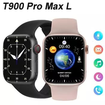 IWO T900 Pro Max L Series 8 Смарт-часы 1,92-дюймовый экран Мужские спортивные женские водонепроницаемые часы Bluetooth Call Smartwatch PK i8 pro max розовый