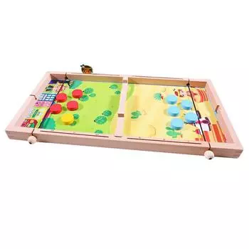 Iwood 12-в-1 для мальчиков и девочек, прыгающие шахматы/настольная игра «Парные сражения»/подарок на день рождения ко Дню защиты детей жёлтый