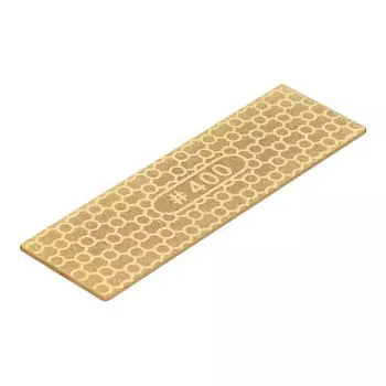iWood Electroplated handheld whetstone titanium coating double-sided #400/#1000 золотой