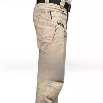 IX7 Мужские эластичные камуфляжные тактические брюки для занятий спортом на открытом воздухе и тренировок XL